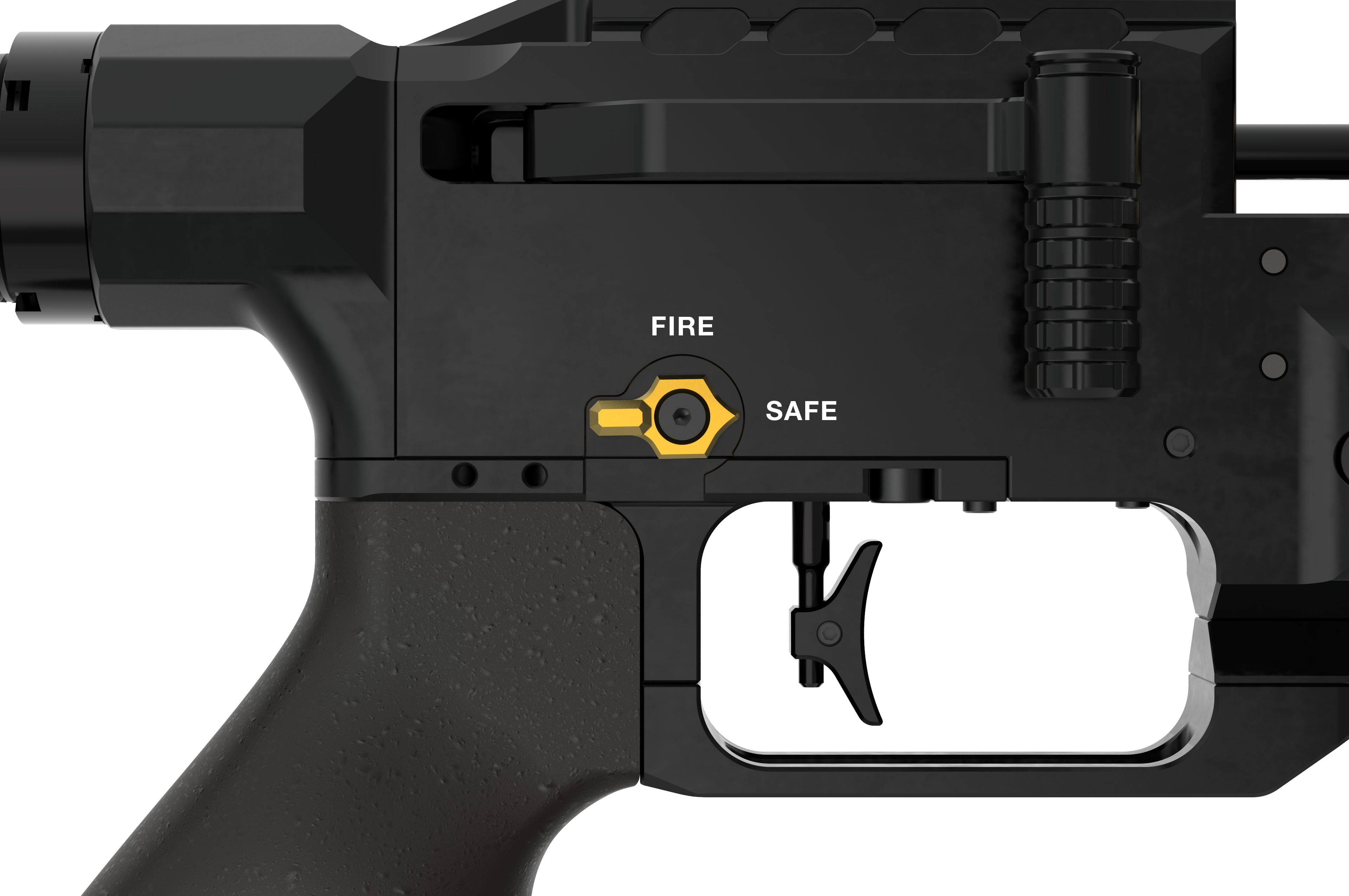 AR-15 manual safety selector